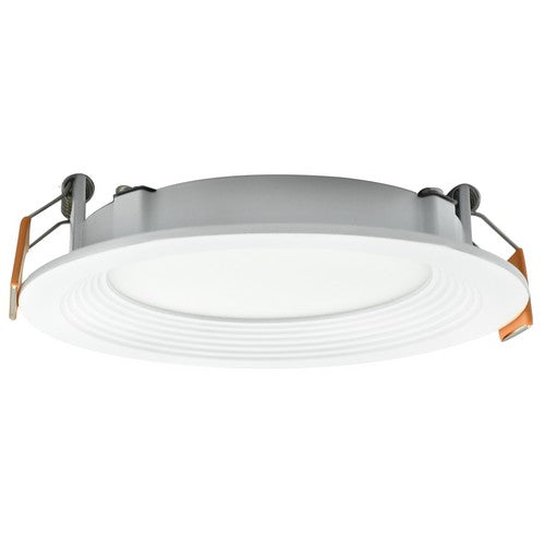 MORRIS 4 Inch LED Wafer Downlight CCT Selectable 2700K/3000K/3500K/4000K/5000K 120V 9W White Baffle (72784B)