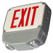 MORRIS Wet Location Red Letter White Cold Weather Exit Sign (73375)