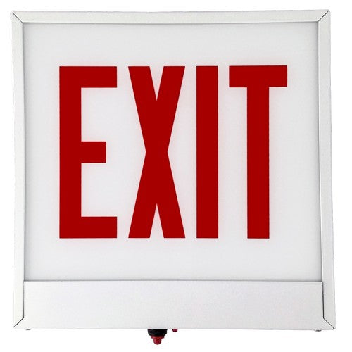 MORRIS Chicago Code Exit Sign AC Single Face (73611)