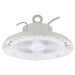 MORRIS Specification Grade LED UFO High Bay Wattage/CCT Selectable 100W/120W/150W 3000K/4000K/5000K 120-277V White (74198C)