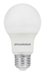 Sylvania LED8.5A19F82710YVRP24 LED A19 8.5W 80 CRI 800Lm 2700K 11000 Hours CVP 24 Pack/Priced Per Each (74765)