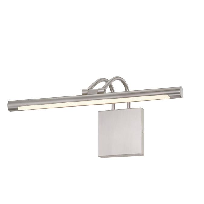 Westinghouse 17 Inch 15W Hardwire Adjustable Dimmable LED Picture Light Brushed Nickel Finish 3000K (7501500)