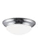 Generation Lighting Nash Three Light Ceiling Flush Mount (75436-710)