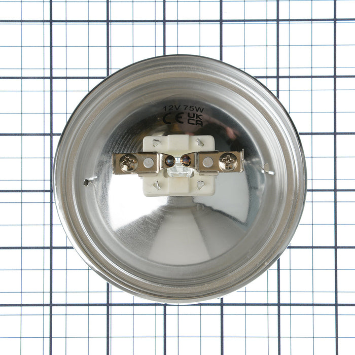 Osram 55125 75W Halogen AR111 Bulb 3000K 880Lm 12V 6 Degree Beam Spread G53 Base Clear (75AR111/SP6)