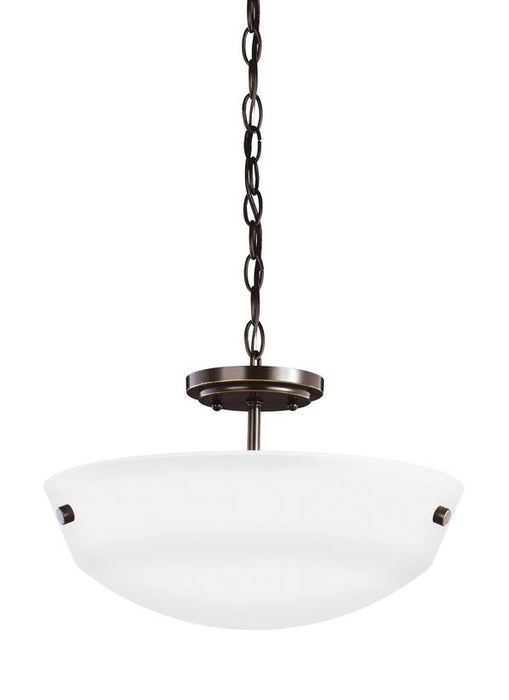 Generation Lighting Kerrville Two Light Semi-Flush Convertible Pendant (7715202-710)