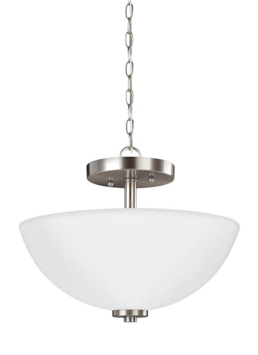 Generation Lighting Oslo Two Light Semi-Flush Convertible Pendant (77160-112)