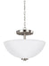 Generation Lighting Oslo Two Light Semi-Flush Convertible Pendant (77160-112)