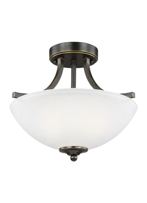 Generation Lighting Geary Small Two Light Semi-Flush Convertible Pendant (7716502-112)