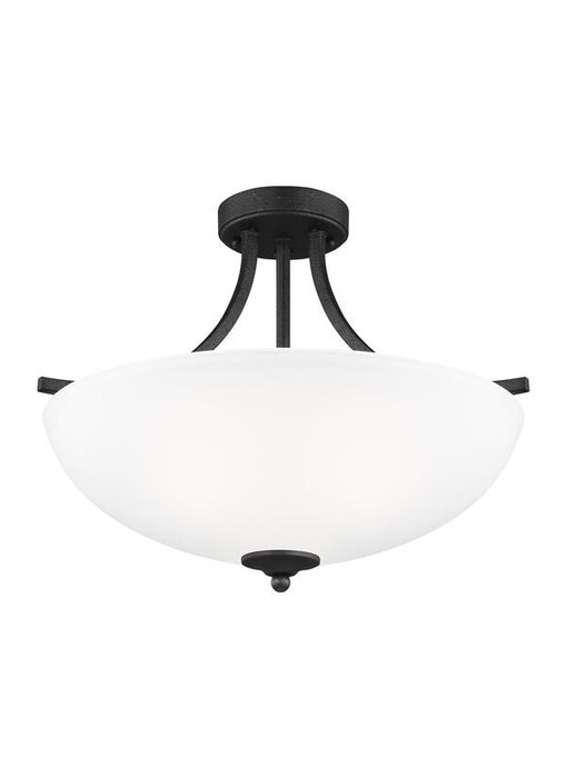 Generation Lighting Geary Small Three Light Semi-Flush Convertible Pendant (7716503-112)