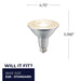 Bulbrite LED15PAR38/FL40/930/WD/2 15W LED PAR38 3000K 90 CRI Flood Wet Location Dimmable (772302)