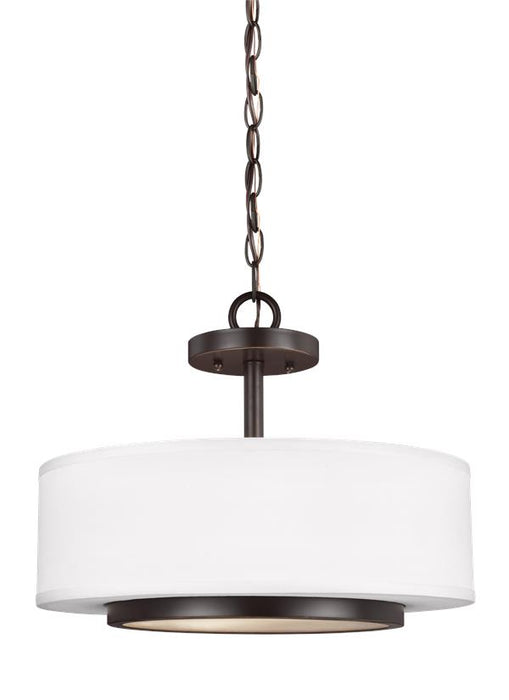 Generation Lighting Nance Two Light Semi-Flush Convertible Pendant (7728002-710)