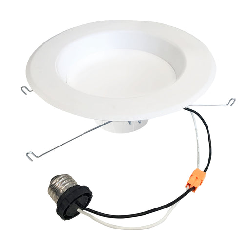 Bulbrite LED14REC/5/6/940/WHRD/D 14W LED 5/6 Inch Downlight Retrofit 4000K White Round Dimmable 120V (773167)