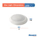Bulbrite LED Round Disc Light