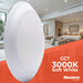 Bulbrite LED12DISC/7/930/J/WHRD/D 7 Inch LED Disc Light 12W 1100Lm 3000K 90 CRI 120V Dimmable White (773286)