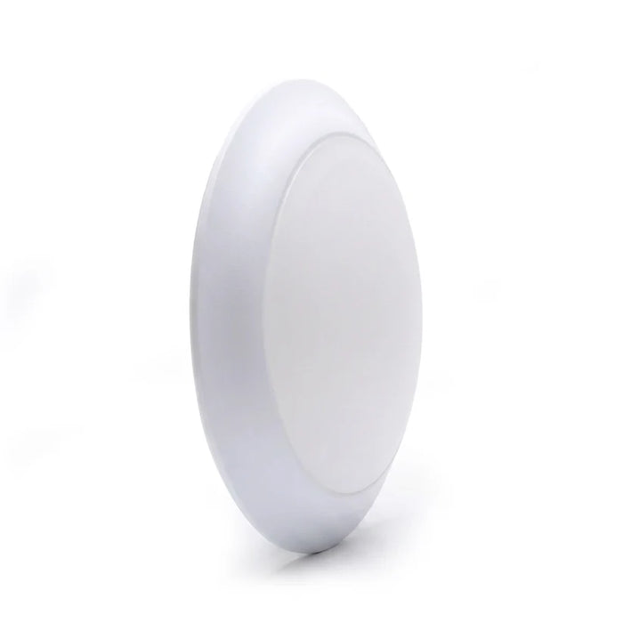 Bulbrite LED12DISC/7/930/J/WHRD/D 7 Inch LED Disc Light 12W 1100Lm 3000K 90 CRI 120V Dimmable White (773286)