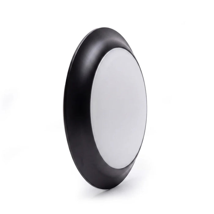 Bulbrite LED12DISC/7/930/J/BLRD/D 7 Inch LED Disc Light 12W 1100Lm 3000K 90 CRI 120V Dimmable Black (773287)