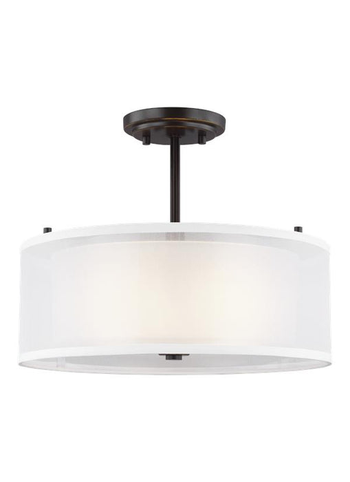 Generation Lighting Elmwood Park Two Light Semi-Flush Mount (7737302-710)