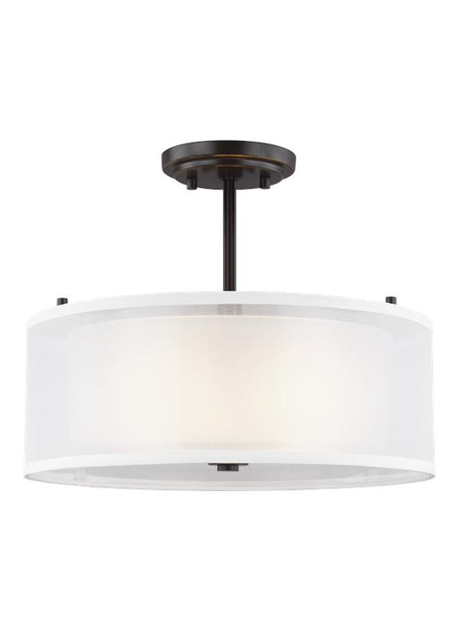 Generation Lighting Elmwood Park Two Light Semi-Flush Mount (7737302-710)