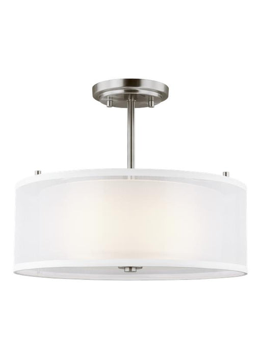 Generation Lighting Elmwood Park Two Light Semi-Flush Mount (7737302-962)