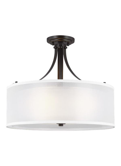 Generation Lighting Elmwood Park Three Light Semi-Flush Mount (7737303-710)