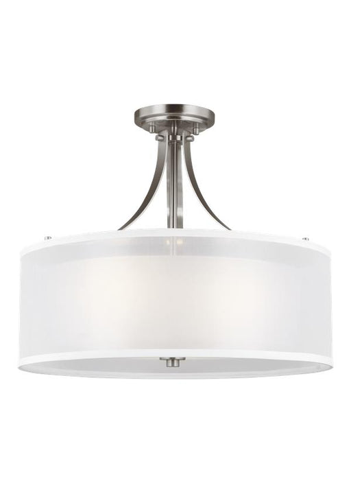 Generation Lighting Elmwood Park Three Light Semi-Flush Mount (7737303-962)