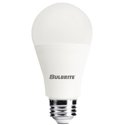 Bulbrite LED5/9/14A19/PF100W/830/3WAY/1P Three Way LED A19 5W/9W/14W 3000K 120V E26 Base Frost Non-Dimmable (774286)