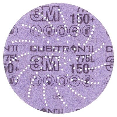 3M - 64259 Cubitron II Hookit Clean Sanding Film Disc 775L 150 Plus 6 Inch Die 600Lg (7100065918)
