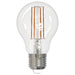 Bulbrite LED7A19/40K/FIL/D/B/2 7W LED A19 Filament Bulb Medium E26 Base 4000K 800Lm 80 CRI 120V Clear (776216)