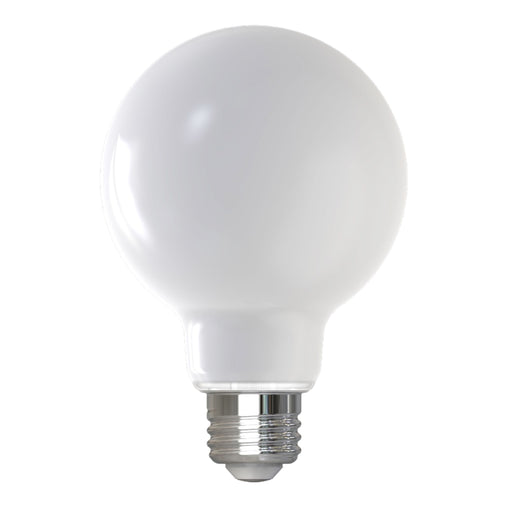 Bulbrite LED7G25/40K/FIL/M/D/B/2 7W LED Filament G25 Bulb E26 Base 800Lm 4000K 80 CRI Milky (776222)