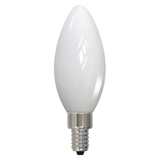 Bulbrite LED5B11/30K-18K/WMDM/FIL/M 5W LED B11 3000K-1800K Filament Bulb Milky Warm Dimming E12 Base 120V (776401)
