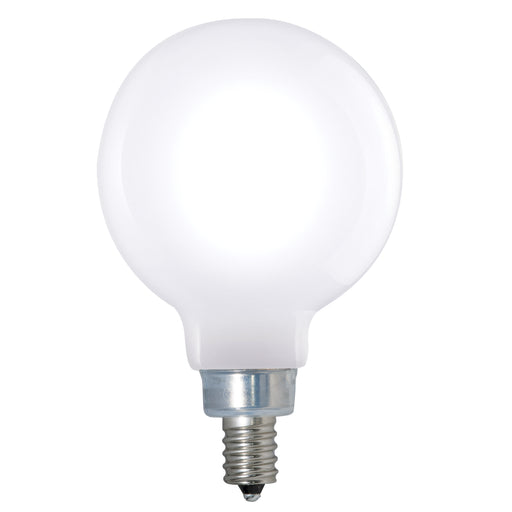 Bulbrite LED5G16/30K-18K/WMDM/FIL/M 5W LED G16 3000K-1800K Filament Bulb Milky Warm Dimming E12 Base 120V (776403)