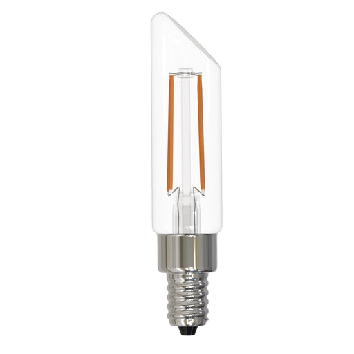 Bulbrite LED4T6SL/27K/FIL/3 4.5W LED T6SL 2700K Filament Bulb E12 Base Fully Compatible Dimming Clear 120V (776594)