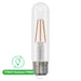Bulbrite LED3T9/27K/FIL/4 5 Inch 3W LED T9 Tube E26 Base 2700K 250Lm 120V 90 CRI 320 Degree Beam Angle Dimmable Clear (776947)
