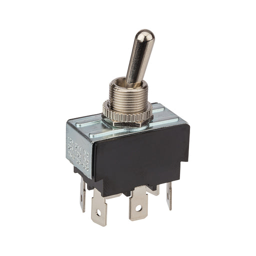 NSI Toggle Switch Bat On/On DPDT .250 Quickconnect (78090TQ)