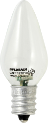 Sylvania LED1C7C/856/2PK LED 0.6W Accent C7 Candelabra 6500K 2 Pack/Priced Per Each (78563)