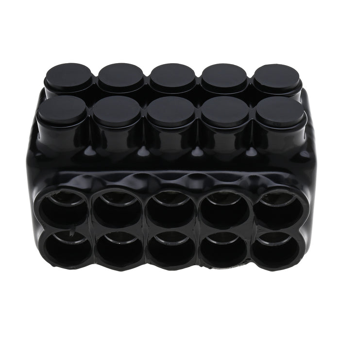 NSI 600 MCM - 6 AWG Stacked Polaris Insulated Multi-Tap Connector 10-Port [Double Sided Entry] (IPLDS600-10)