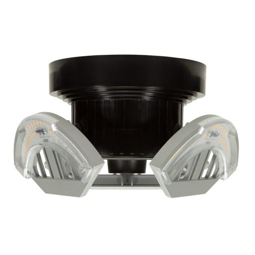 ETI SP-7IN-3500LM-8-40K-SV-N 7 Inch High Output Tri-Panel Spin Light 30W 3500Lm 4000K 80 CRI 120V Non-Dimmable (566011420)