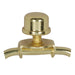 SATCO/NUVO 1/2 Inch Finial Zinc Die Cast 1/4-27 Polished Brass Finish (80-1181)