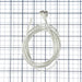 SATCO/NUVO Porcelain Halogen Round Socket 48 Inch Leads G4-Gx5.3-Gy6.35 Base SF-1 200C Leads 3/8 Inch Height 11/16 Inch Diameter 750W 250V (80-2159)
