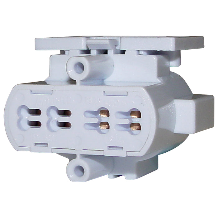 SATCO/NUVO 2G7 Lampholder Horizontal Screw Mount With Two Holes 1-1/8 Inch Height 1-5/8 Inch Width 1-3/4 Inch Diameter (80-2350)