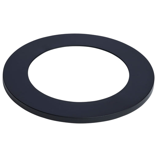 SATCO/NUVO Flat Wafer Downlight Retrofit Trim 4 Inch Matte Black Finish (80-2900)