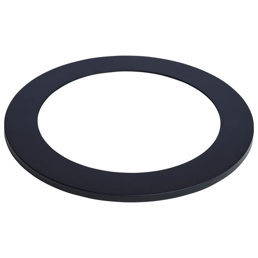 SATCO/NUVO Flat Wafer Downlight Retrofit Trim 6 Inch Matte Black Finish (80-2902)