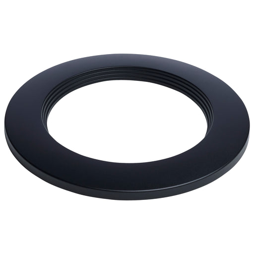 SATCO/NUVO Regressed Wafer Downlight Retrofit Trim 4 Inch Matte Black Finish (80-2904)