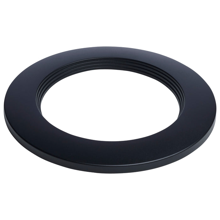 SATCO/NUVO Regressed Wafer Downlight Retrofit Trim 4 Inch Matte Black Finish (80-2904)