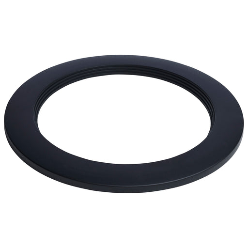 SATCO/NUVO Regressed Wafer Downlight Retrofit Trim 6 Inch Matte Black Finish (80-2906)