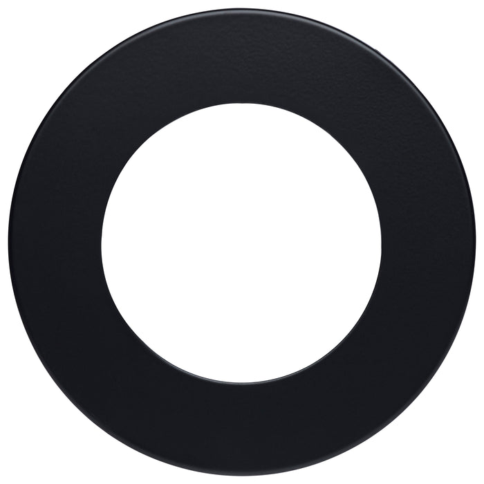 SATCO/NUVO Starfish Flat Wafer Downlight Trim 4 Inch Round Black Finish For Use With S11560 And S11636 (80-2910)