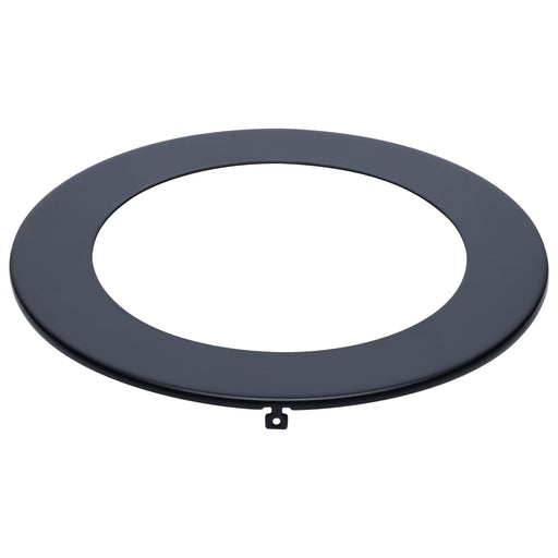 SATCO/NUVO Starfish Flat Wafer Downlight Trim 6 Inch Round Black Finish For Use With S11562 And S11637 (80-2911)