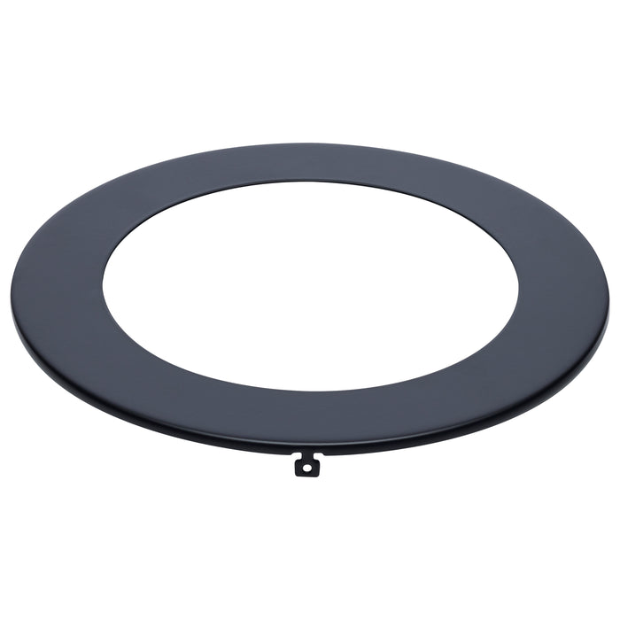 SATCO/NUVO Starfish Flat Wafer Downlight Trim 6 Inch Round Black Finish For Use With S11562 And S11637 (80-2911)