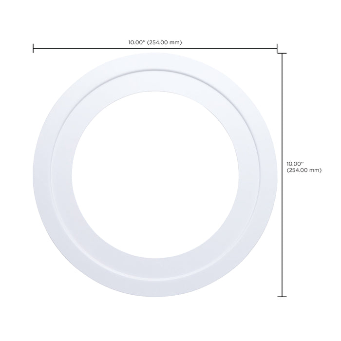 SATCO/NUVO 10 Inch Goof Ring For Remote Driver Installation For Use With S11813-S11817-S11853 (80-970)