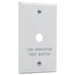 SATCO/NUVO Emergency Remote Test Switch Single Gang Plate White Finish (80-987)